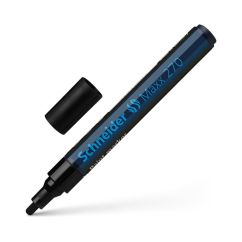 Marker cu vopsea, varf rotund 1-3mm, negru, Schneider Maxx 270