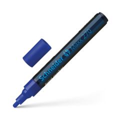 Marker cu vopsea, varf rotund 1-3mm, albastru, Schneider Maxx 270