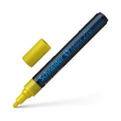 Marker cu vopsea, varf rotund 1-3mm, galben, Schneider Maxx 270