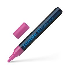 Marker cu vopsea, varf rotund 1-3mm, roz, Schneider Maxx 270