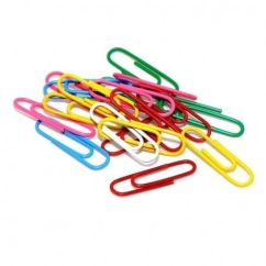 Agrafe birou, 33mm, colorate, 100 buc/cutie, Standard