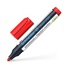 Whiteboard marker, varf rotund 2-3mm, rosu, Schneider Maxx 290