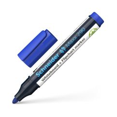 Whiteboard marker, varf rotund 2-3mm, albastru, Schneider Maxx 290