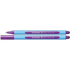 Pix cu pasta, varf 0.6mm, violet, Schneider Slider Touch XB