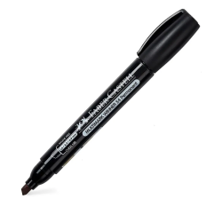 Marker permanent, varf tesit 4.9mm, negru, Faber-Castell Multimark Winner 54