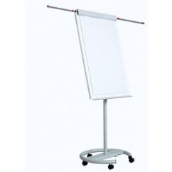 Flipchart magnetic cu brate si rotile, 100x70cm, Optima Vision