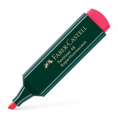 Textmarker, varf tesit 1-5mm, rosu, Faber-Castell 1548
