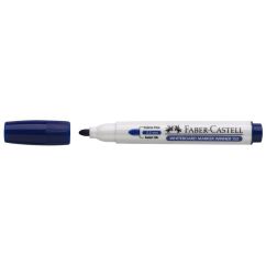 Marker whiteboard, varf rotund 2.2mm, albastru, Faber-Castell Winner 152