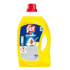 Detergent lichid pentru vase, 4.5L, lemon, Pur