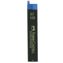 Mine creion mecanic, 0.7mm, HB, super-polymer, 12 buc/etui, Faber-Castell