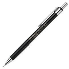 Creion mecanic, 0.7mm, negru, Faber-Castell 2317 TK-Fine
