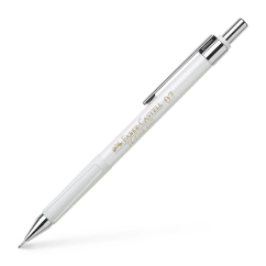 Creion mecanic, 0.7mm, alb, Faber-Castell 2317 TK-Fine