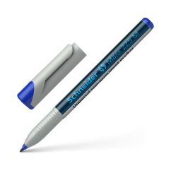 Marker non-permanent universal (OHP), varf rotund 1.0mm, albastru, Schneider Maxx 225 M