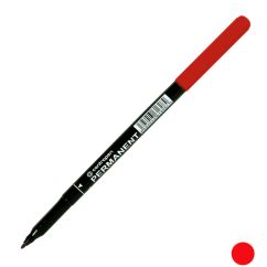 Marker permanent, varf rotund 1.0mm, rosu, Centropen 2536