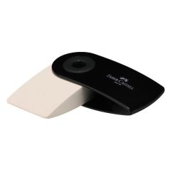 Radiera creion, negru, Faber-Castell Sleeve