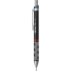 Creion mecanic, grip ergonomic, 0.7mm, negru, Rotring Tikky III