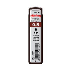 Mine creion mecanic, 0.5mm, B, 12 buc/etui, Rotring