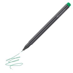 Liner, varf 0.4mm, verde, Faber-Castell