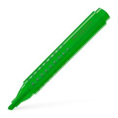 Textmarker, varf tesit 1-5mm, verde, Faber-Castell 1543