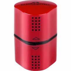 Ascutitoare tripla, rosu/albastru, Faber-Castell 2001 Grip