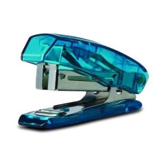 Capsator de birou, 20 coli, 24/6, plastic, albastru transparent, Noki S-3T