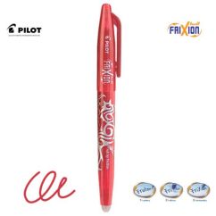Roller cu cerneala, varf conic 0.7mm, rosu, Pilot Frixion Ball
