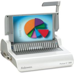 Aparat de indosariat manual, inele plastic, max. 300 coli, Fellowes Pulsar 300