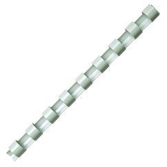Inele din plastic, 6mm (25 coli), 100 buc/cutie, alb, Fellowes