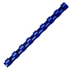 Inele din plastic, 8mm (45 coli), 100 buc/cutie, albastru, Fellowes