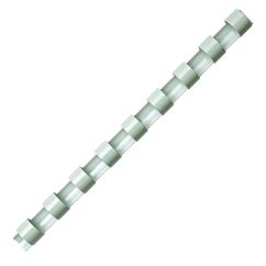 Inele din plastic, 10mm (65 coli), 100 buc/cutie, alb, Fellowes