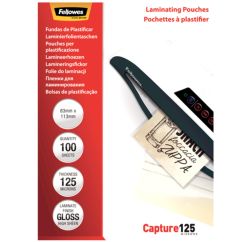 Folie laminare 83x113mm, 125 microni, 100 buc/top, Fellowes