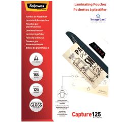 Folie laminare A4, 125 microni, 100 buc/top, Fellowes