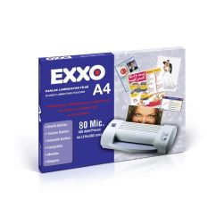 Folie laminare A4, 80 microni, 100 buc/top, Exxo