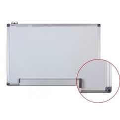 Tabla magnetica - whiteboard, 45x60 cm, rama aluminiu, Optima