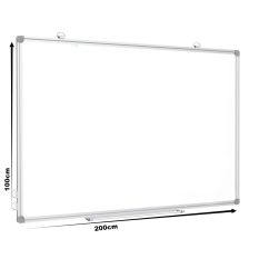 Tabla magnetica - whiteboard, 100x200cm, rama aluminiu, Optima