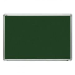 Tabla magnetica pentru creta, 100x200 cm, rama aluminiu, verde, Optima