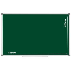Tabla magnetica pentru creta, 120x150 cm, rama aluminiu, verde, Optima