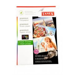 Hartie foto A4, lucioasa, 240 g/mp, 20 coli/top, Tanex