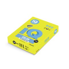 Hartie colorata A3, 80 g/mp, 500 coli/top, neon yellow, IQ Color