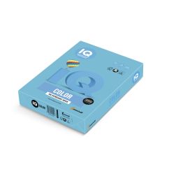 Hartie colorata A4, 80 g/mp, 500 coli/top, aqua blue, IQ Color