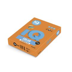 Hartie colorata A4, 80 g/mp, 500 coli/top, orange, IQ Color