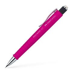 Creion mecanic, 0.7mm, roz, Faber-Castell Poly Matic