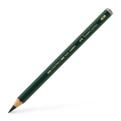 Creion grafit, 8B, fara radiera, Faber-Castell 9000 Jumbo