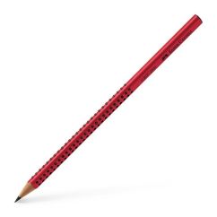Creion grafit, B, fara radiera, rosu, Faber-Castell 2001 Grip