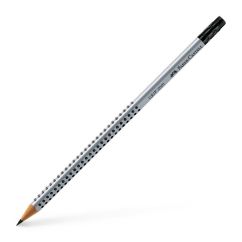 Creion grafit, B, cu radiera, Faber-Castell 2001 Grip