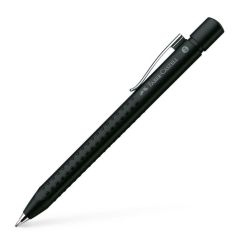 Pix cu pasta, varf 0.7mm, corp negru, scris albastru, Faber-Castell 2011 XB