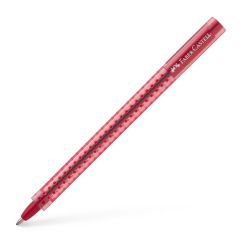 Pix cu pasta, varf 0.5mm, rosu, Faber-Castell 2020 Grip