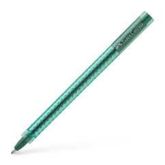 Pix cu pasta, varf 0.5mm, verde, Faber-Castell 2020 Grip
