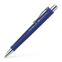 Pix cu pasta, varf 0.7mm, albastru, Faber-Castell Poly Ball M