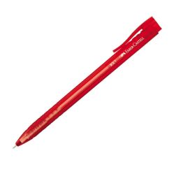 Pix cu gel, varf 0.7mm, rosu, Faber-Castell RX7